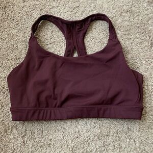 Athleta Maroon Sports Bra